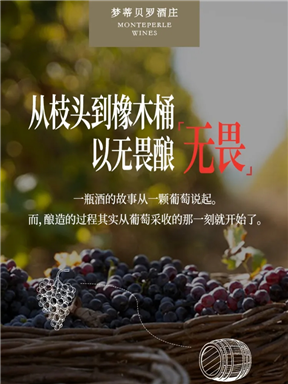 MON庄园纪事｜从枝头到橡木桶：以无畏酿“无畏”