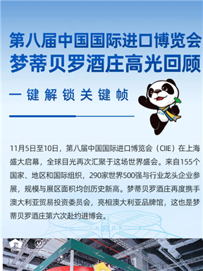 MON时讯｜第八届进博会梦蒂贝罗酒庄高光回顾，一键解锁关键帧