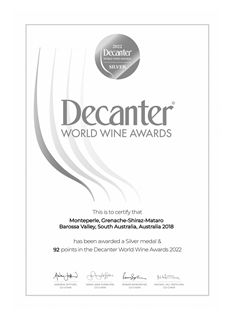 梦蒂贝罗 GSM 2018 Decanter 银奖